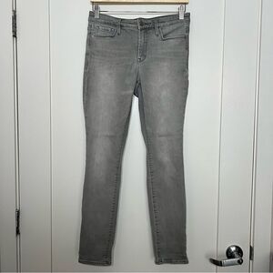 Athleta Sculptek Skinny Jeans Jeggings Womens Size 6 Gray Mid Rise Stretch Denim
